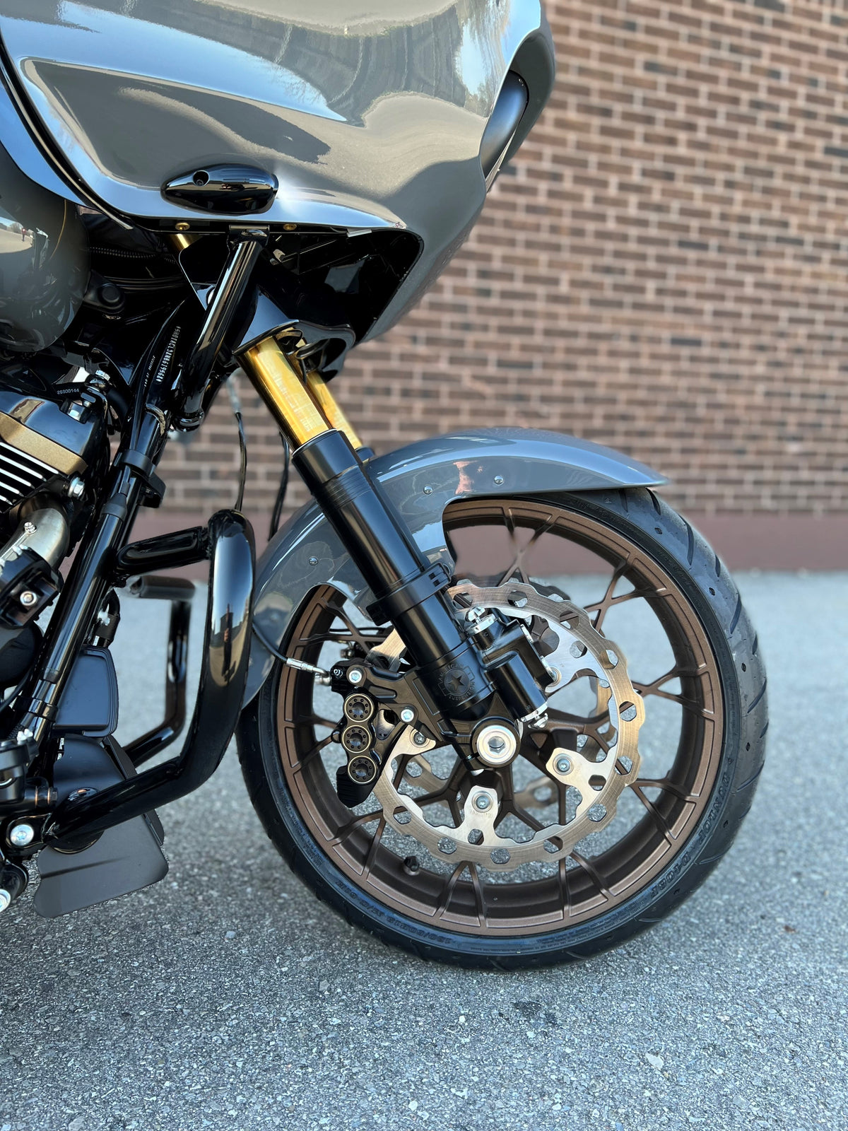 M7R installed on motorcycle