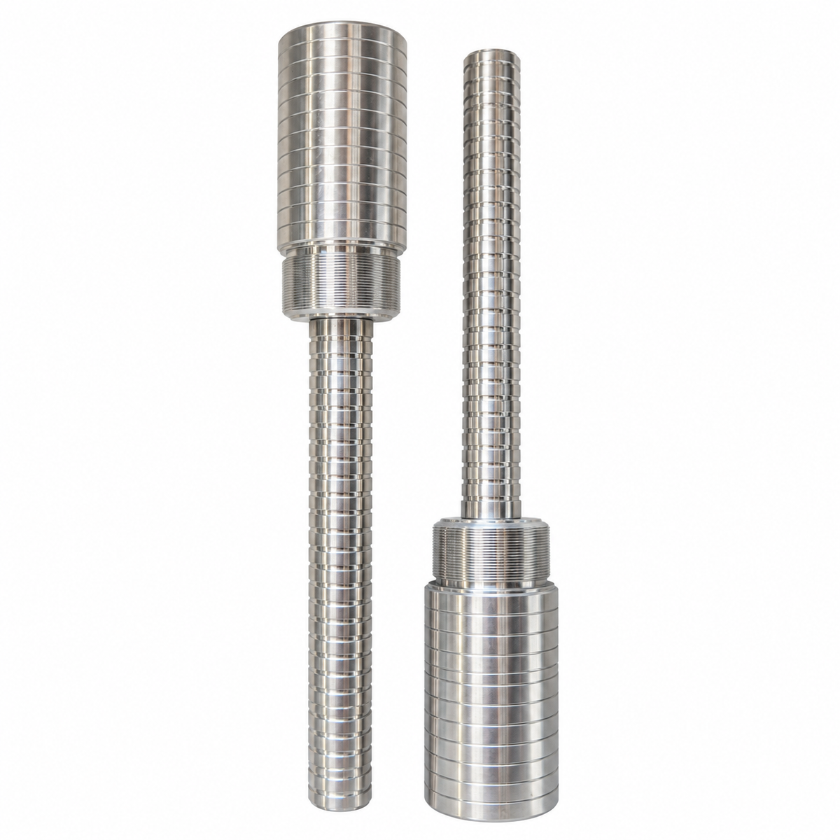 Raw adjusters / Two length examples shown for comparison.