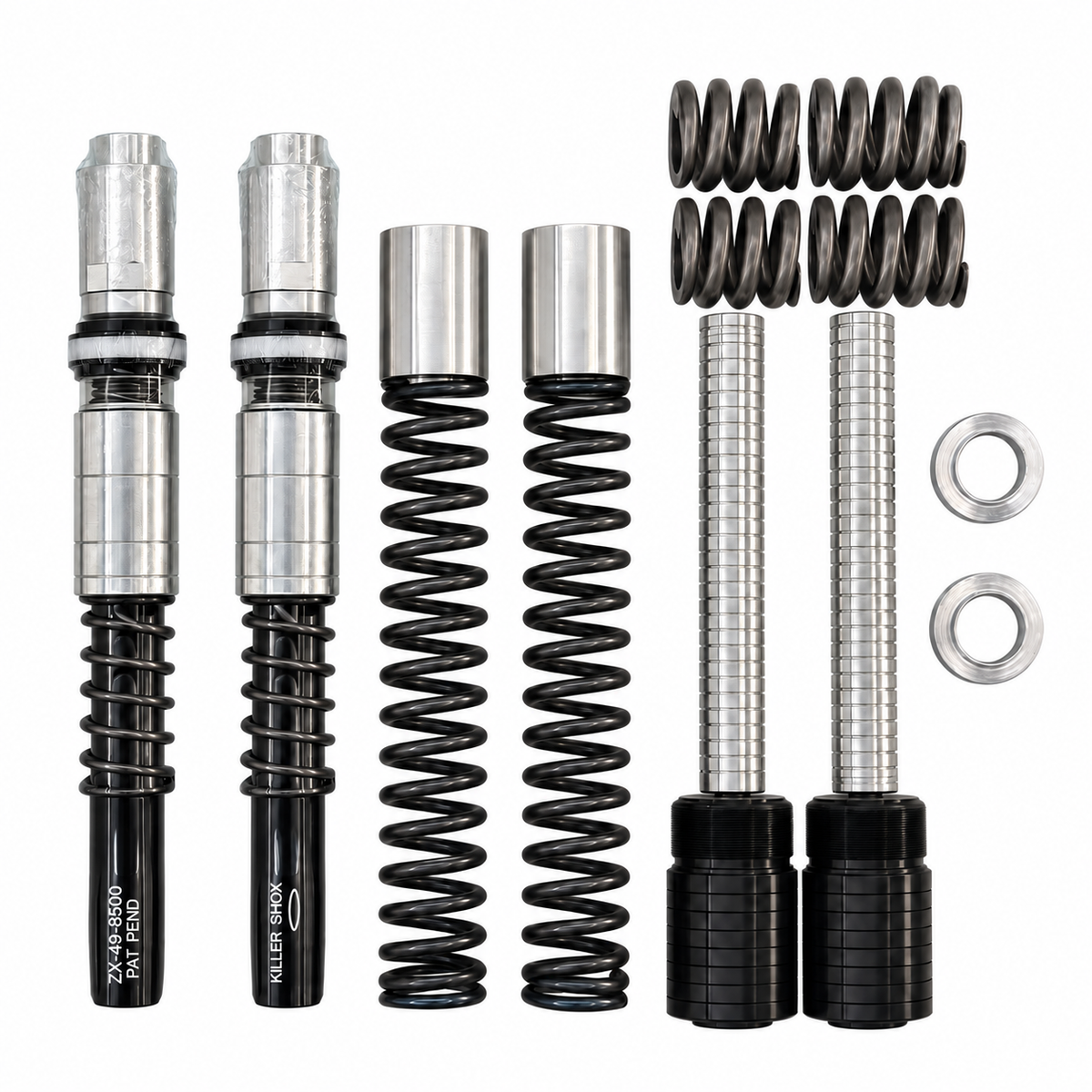 Hi-Flo ZX / Separate cartridge, spring, adjuster and tuning-spring components.